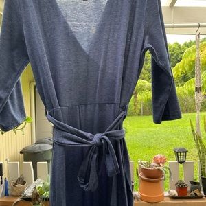 Denim Blue Maxi Dress